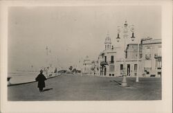 Uruguay, Private homes on Pocitos waterfront, Montevideo Postcard