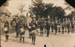 Boy Scouts Band, Drums, Fife, Bugle Postcard