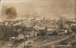 View of Rowlesburg, WV West Virginia Postcard Postcard Postcard