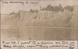 The Chimney Bluffs, Sodus Point Postcard