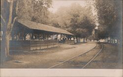 Lakeshore Station at Sodus Point Postcard