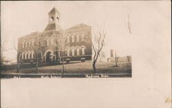 Madison High School, Madison, Nebraska Postcard