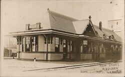 New Depot, Madison, Nebraska Postcard Postcard Postcard