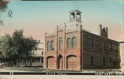 Humphrey, NE City Hall Nebraska Postcard Postcard Postcard