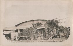 Vine-Covered Bungalow, Quarantine Camp, Coast Artillery Corps C.A.C. Honolulu, HI Postcard Postcard Postcard