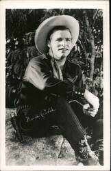 Buster Crabbe Cowboy Portrait Real Photo Postcard Postcard