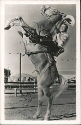 Roy Rogers on Trigger Postcard