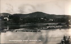 Androscoggin River, Dixfield, ME Maine Postcard Postcard Postcard