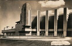 World Fair, North Facade of Hall of Science 1933 Chicago World Fair Postcard Postcard Postcard