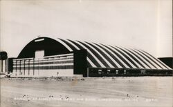 Hangar at Limestone Army Air Base, Limestone, Maine Postcard