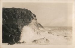 Surf at Black Head, Monhegan, Maine Postcard