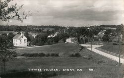 View of Village, Surry, ME Postcard