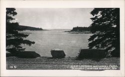 Acadia National Park, Schoodic Winter Harbor, ME Postcard