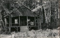 Bear Spring Camps Cabin, Oakland, Maine Postcard