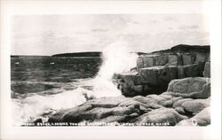 Nordic Shore, Looking Toward Grindstone, Winter Harbor, Maine Postcard Postcard Postcard