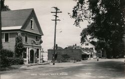 Main Street, Unity, Maine Postcard Postcard Postcard