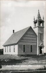 Cong. Church, Waite, ME Postcard