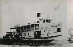 Steamer Twilight, Moosehead Lake, Maine Postcard Postcard Postcard