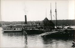 Steamer "Sotheby" at Blue Hill, Maine Postcard Postcard Postcard