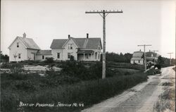 Baptist Parsonage, Franklin, Maine Postcard