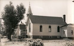 Methodist Church, Howland, Maine Postcard