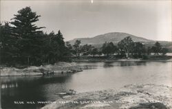 Blue Hill Mountain from the Golf Club, Blue Hill, ME Postcard