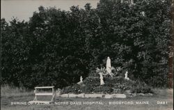 Shrine of Fatima, Notre Dame Hospital, Biddeford, Maine Postcard