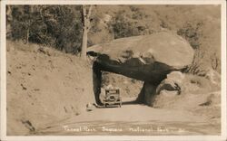 Tunnel Rock, Sequoia National Park Postcard