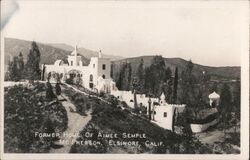 Former Home of Aimee Semple McPherson, Elsinore, CA Postcard