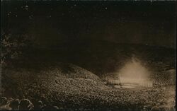 Hollywood Bowl Night Symphony 1928 Postcard