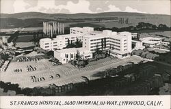 St. Francis Hospital, Lynwood CA - Artist Rendition California Postcard Postcard Postcard