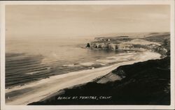 Beach at Tunitas, Calif. Postcard