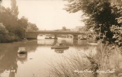 Napa River, Napa, CA California Postcard Postcard Postcard