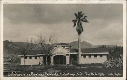 Bathhouse on Springs Grounds, Calistoga, CA California Postcard Postcard Postcard