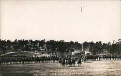 1915 Muster, Presidio of Monterey, Cal. Postcard