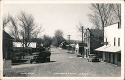 Main Street Scene in Adin, CA California Postcard Postcard Postcard