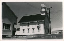 Masonic Lodge Building, Mendocino, CA California Postcard Postcard Postcard