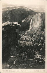 View From Glacier Point Yosemite National Park, CA Postcard Postcard Postcard