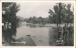 Indio, Calif. Flood Postcard