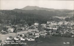 Garberville, Calif. on the Redwood Highway California Postcard Postcard Postcard