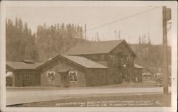 Administration Bldg. of the Pacific Lumber Company at Scotia, CA Postcard