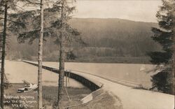 Redwood Highway over the Big Lagoon Postcard