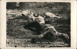 Dead Mexican Soldiers West of Agua Prieta Mexico Cal Osbon Postcard Postcard Postcard