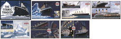 Set of 6: The Titanic Tragedy Dalkeith Post Cards Set S-26 1992 Postcard