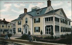 Connecticut State Building, Jamestown Exposition, 1907 Postcard