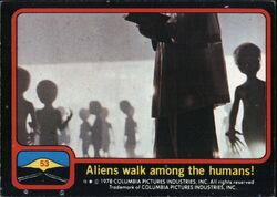 Close Encounters of the Third Kind Movie Card 53 Aliens Trading Card