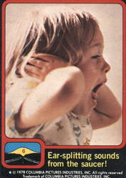 Close Encounters of the Third Kind Ear-Splitting Sounds Trading Card