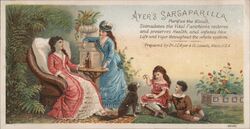 Ayer's Sarsaparilla Advertisement Postcard Trade Card