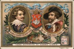 Anthony Van Dyck & Peter Paul Rubens, Liebig Meat Extract Ad Trade Card