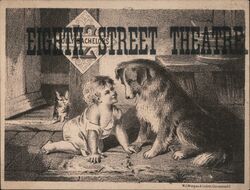 Eighth Street Theatre La Mascotte 1881 Trade Card Trade Card